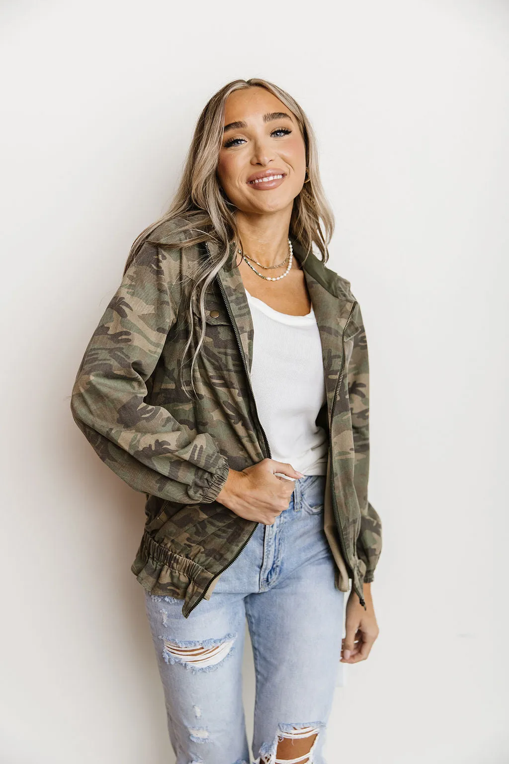 Ampersand Avenue Camo Jacket