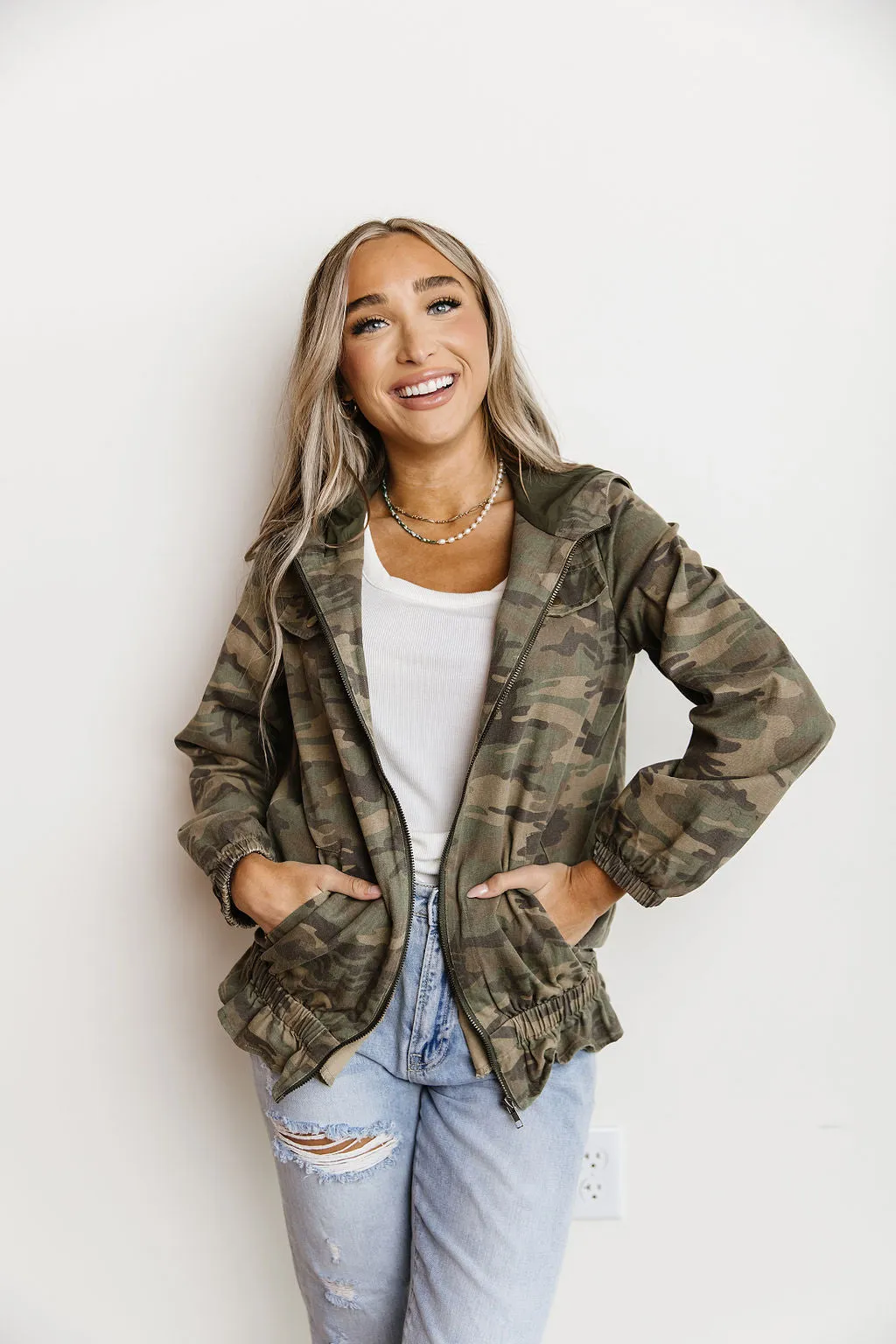 Ampersand Avenue Camo Jacket