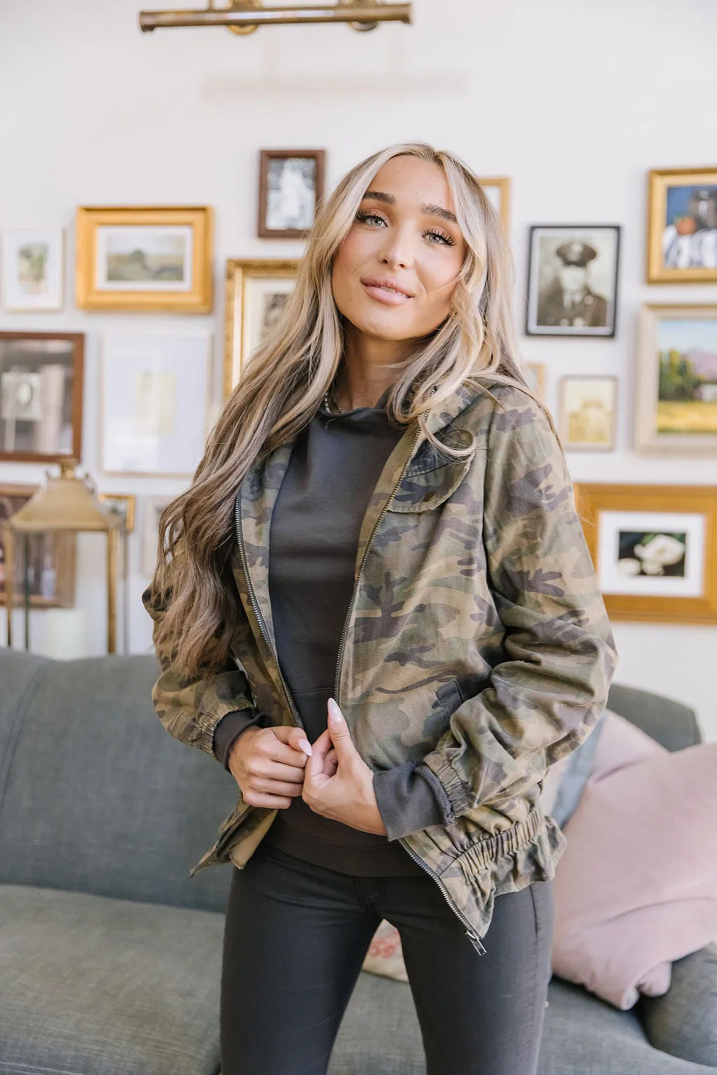Ampersand Avenue Camo Jacket