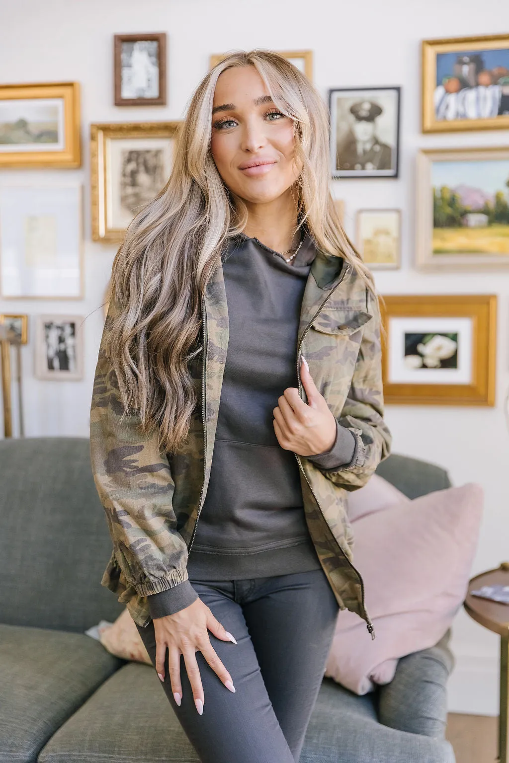 Ampersand Avenue Camo Jacket