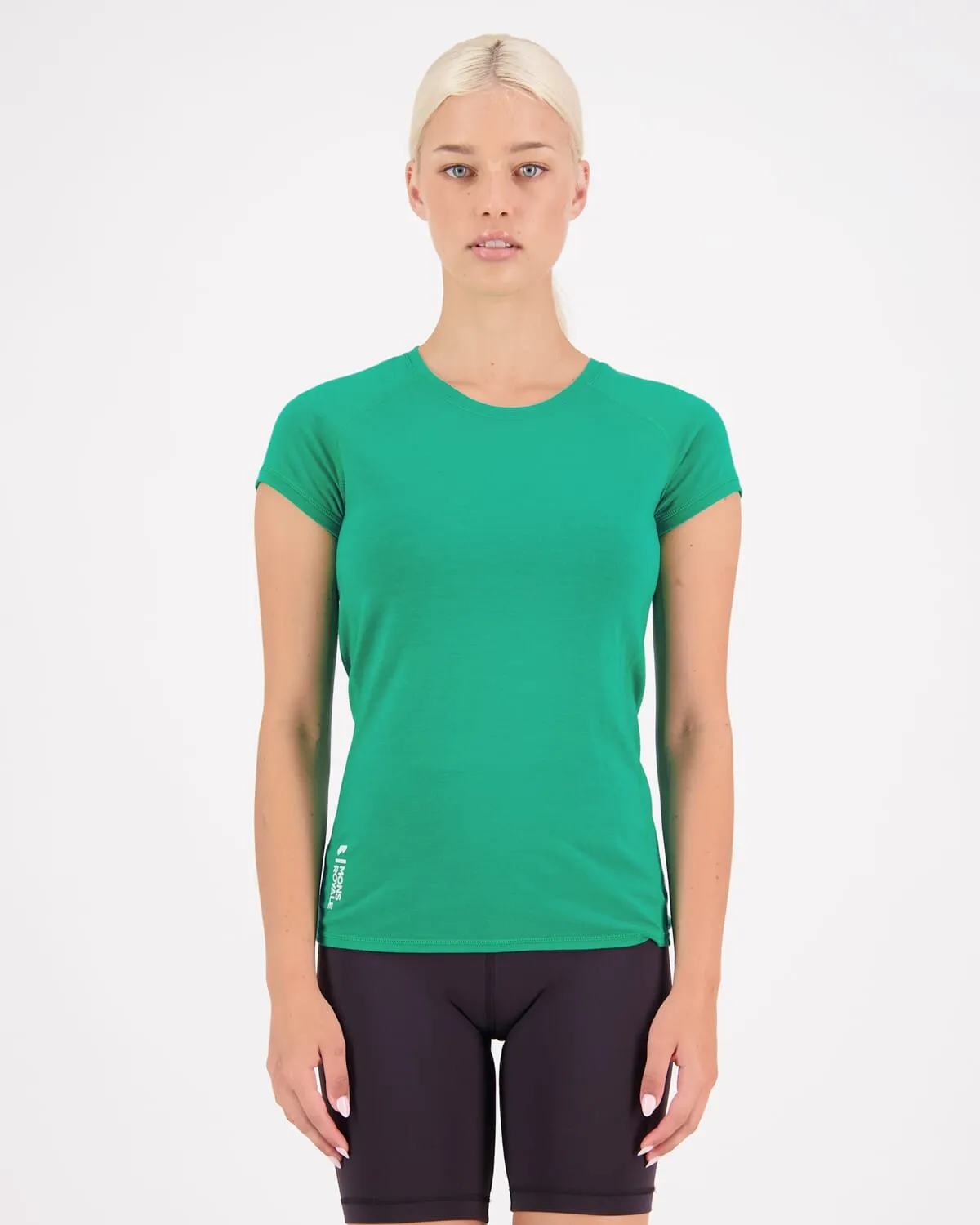 Bella Merino T-Shirt - Pop Green