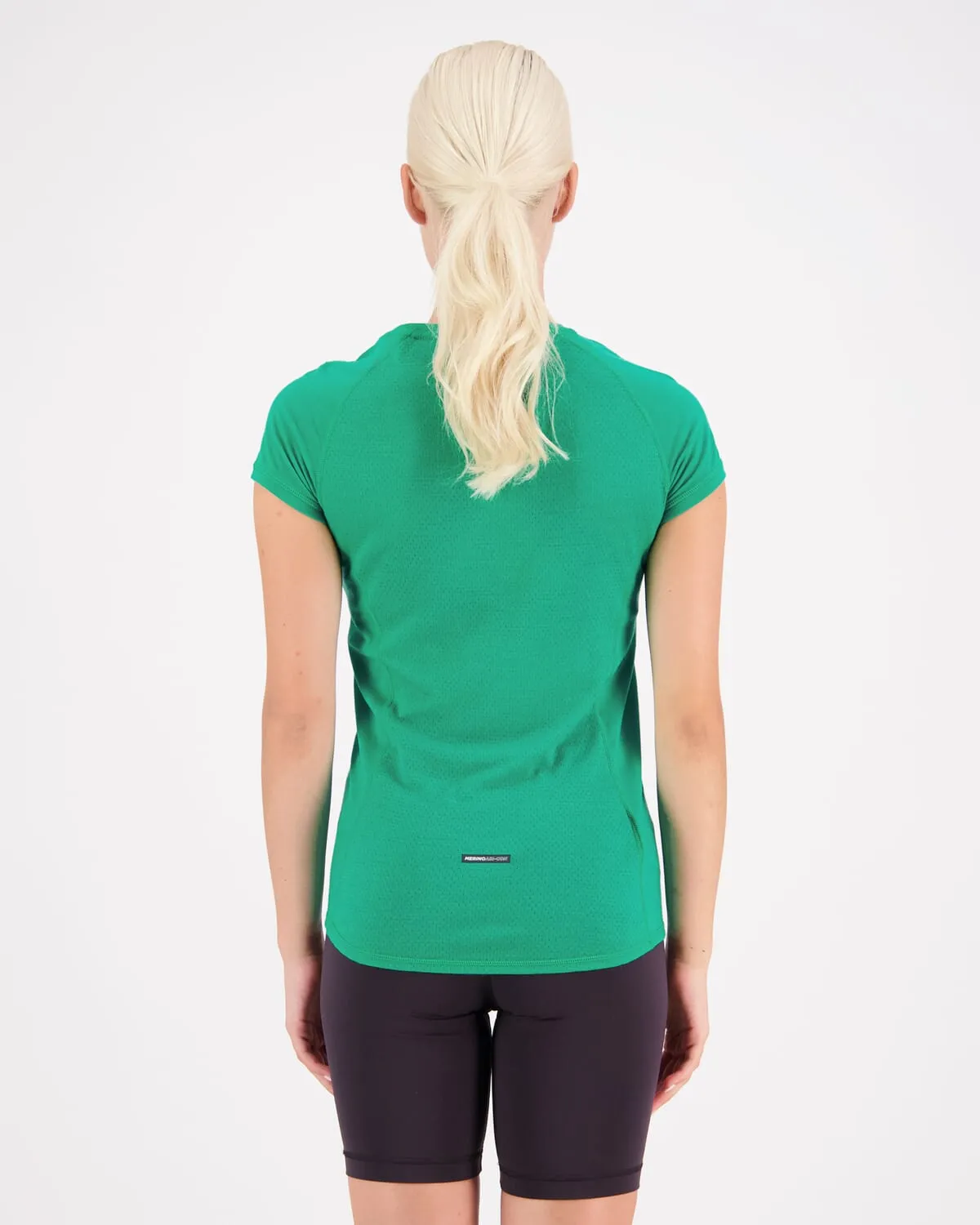 Bella Merino T-Shirt - Pop Green