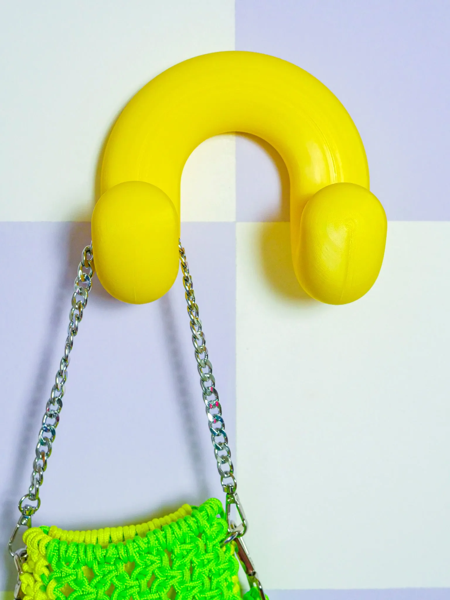 Bull Wall Rack - Yellow