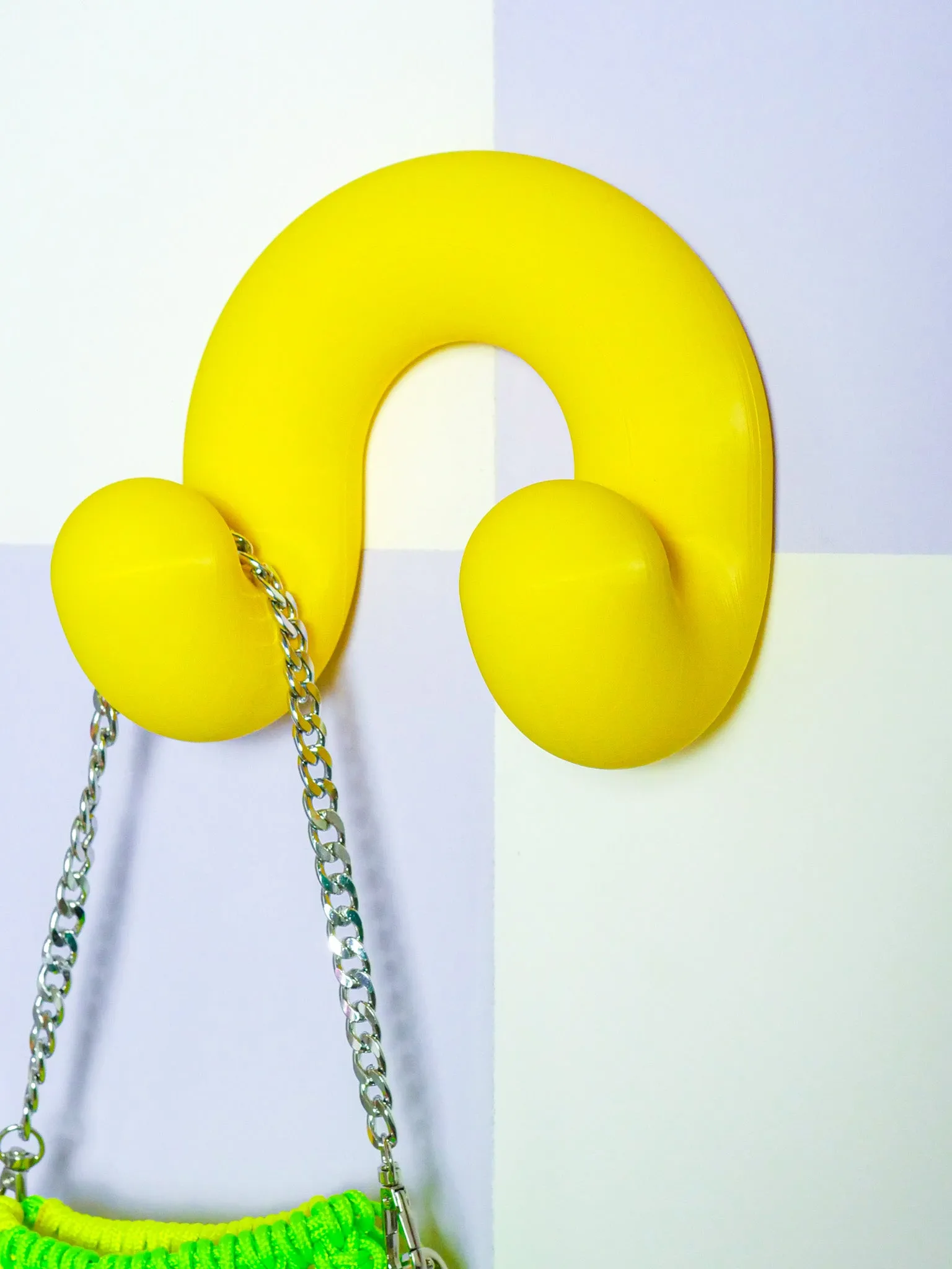 Bull Wall Rack - Yellow