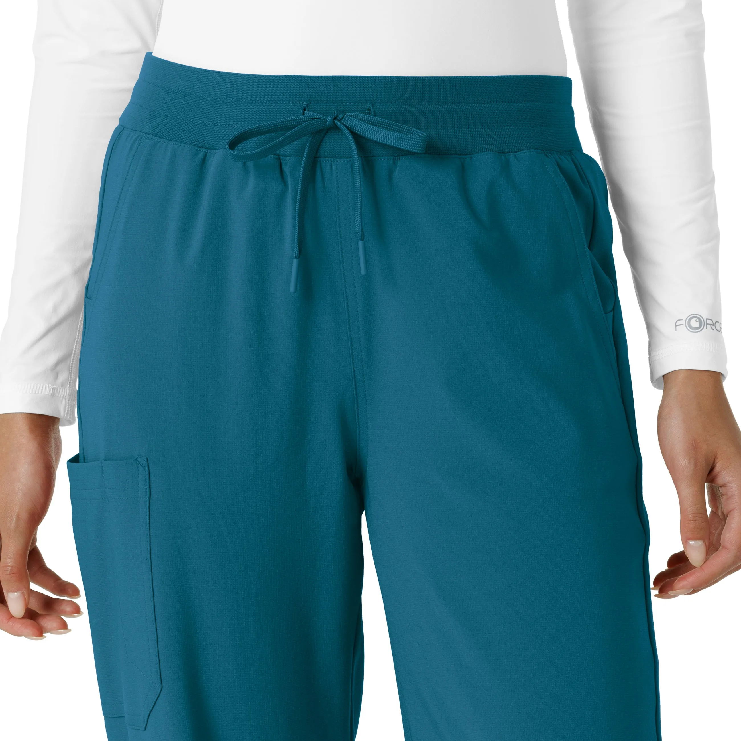 Carhartt Force Cross-Flex Women's Boot Cut Scrub Pant - Caribbean
