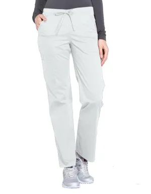 Cherokee Workwear Professionals Women's Drawstring Mid Rise Straight Leg Tall Pant