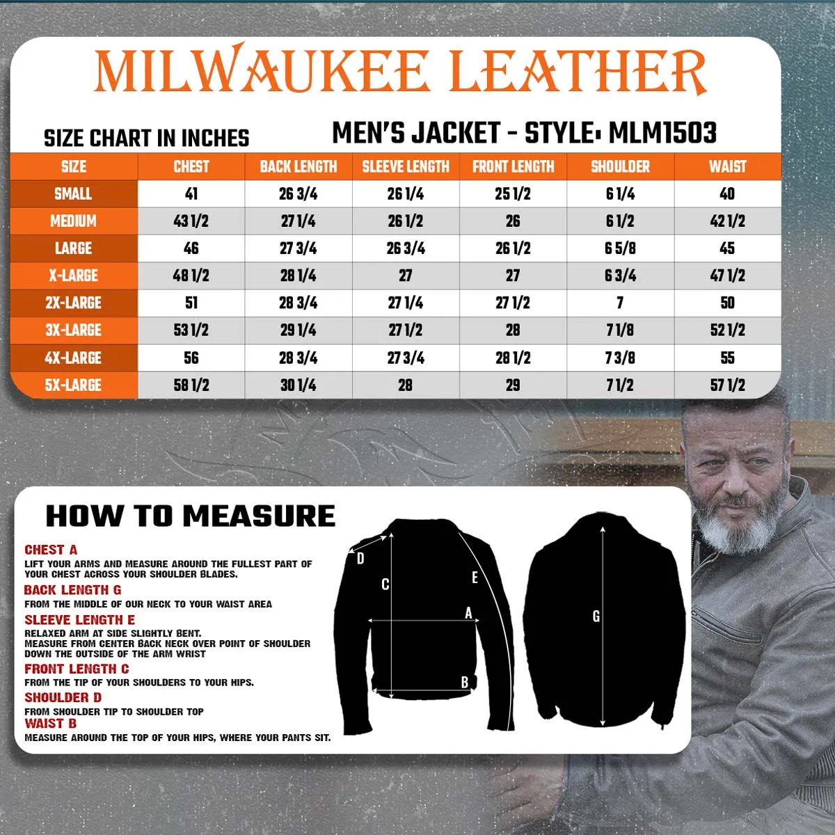 Milwaukee Leather MLM1503 Men's Distressed Brown Racer Motorcycle