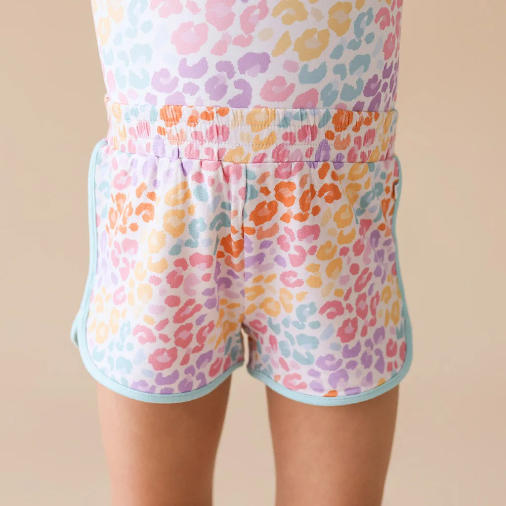 Minette French Terry Varsity Shorts