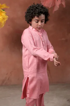 Parvaaz- Kurta Pyjama Set Of 2