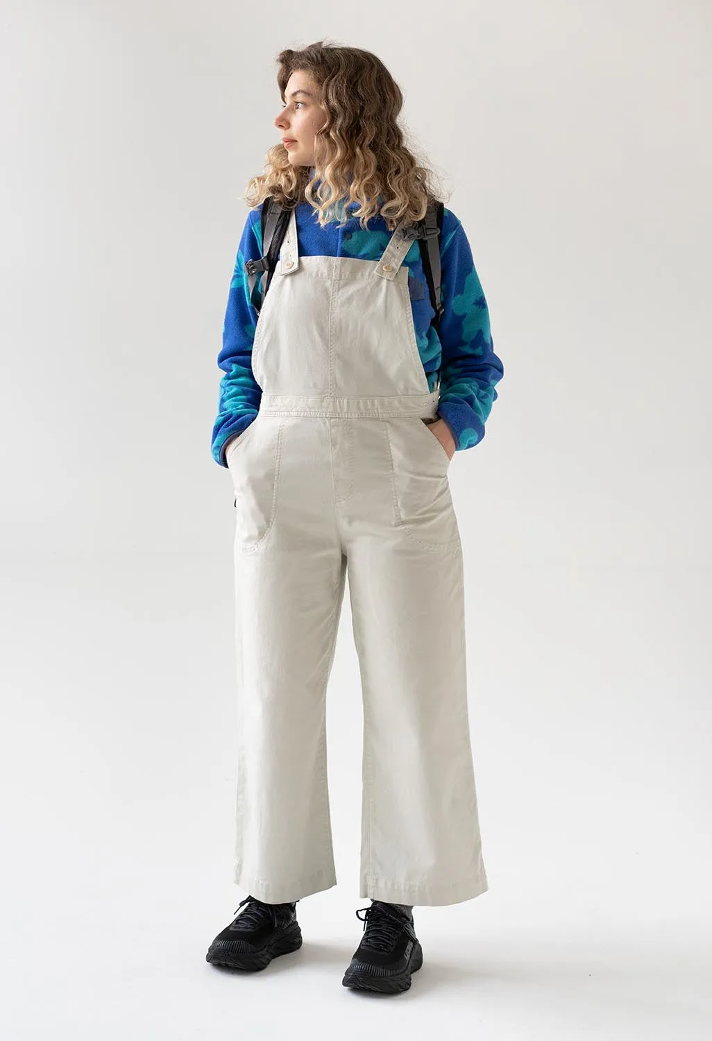 Patagonia Stand Up Women's Cropped Coveralls - Dyno White