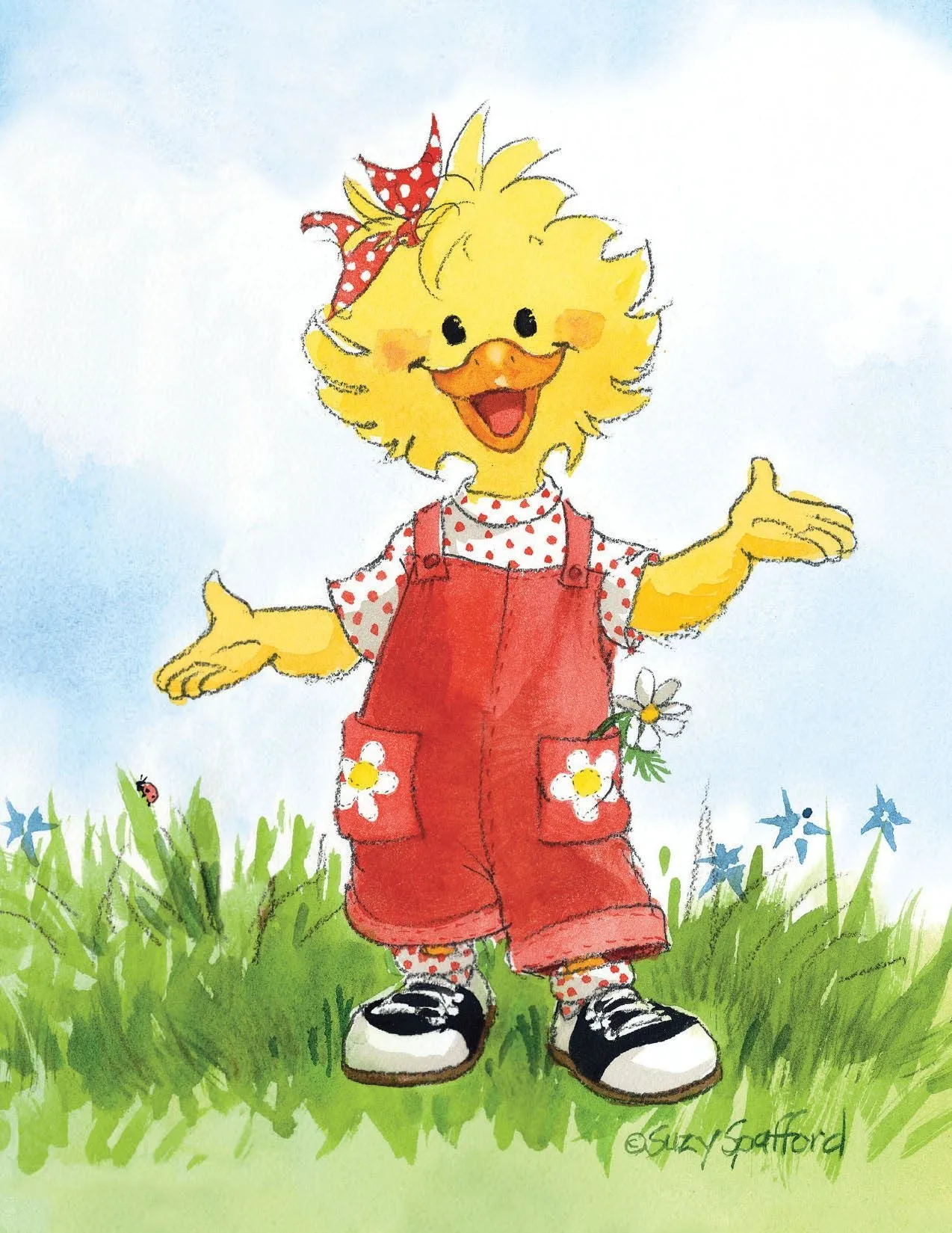 Suzy Ducken Overalls Note Cards Set - 10867
