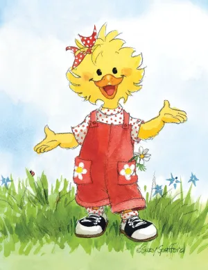 Suzy Ducken Overalls Note Cards Set - 10867