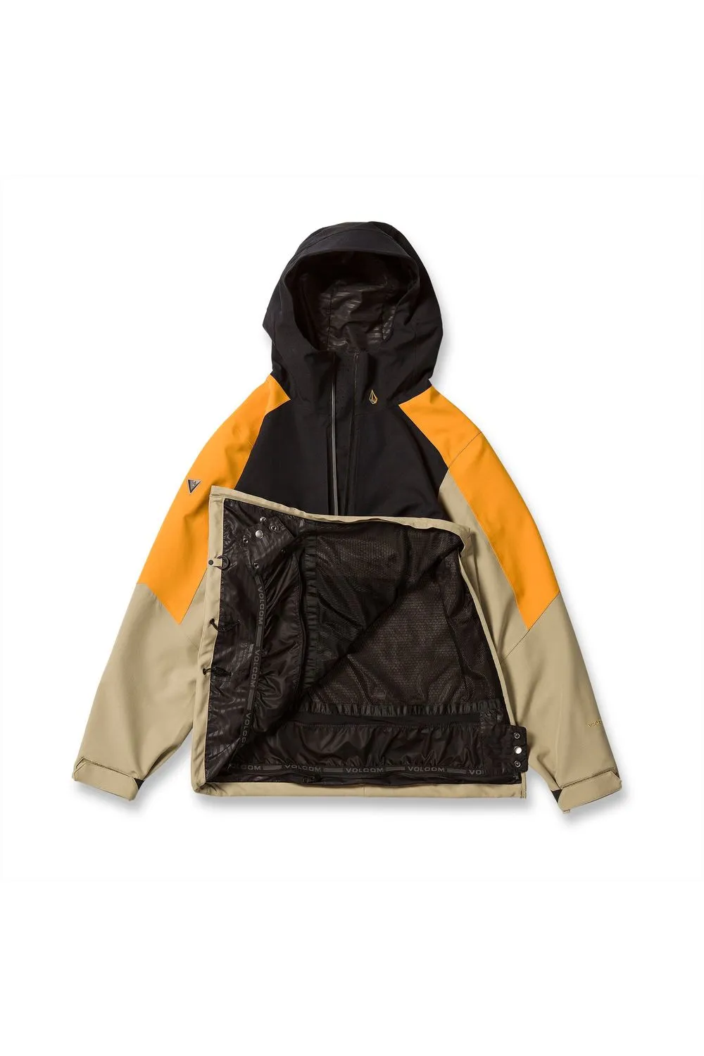 Volcom Brighton Pullover Jacket Gold