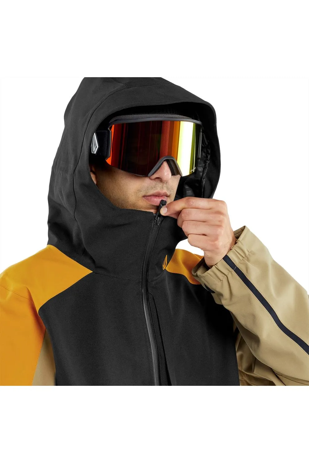 Volcom Brighton Pullover Jacket Gold