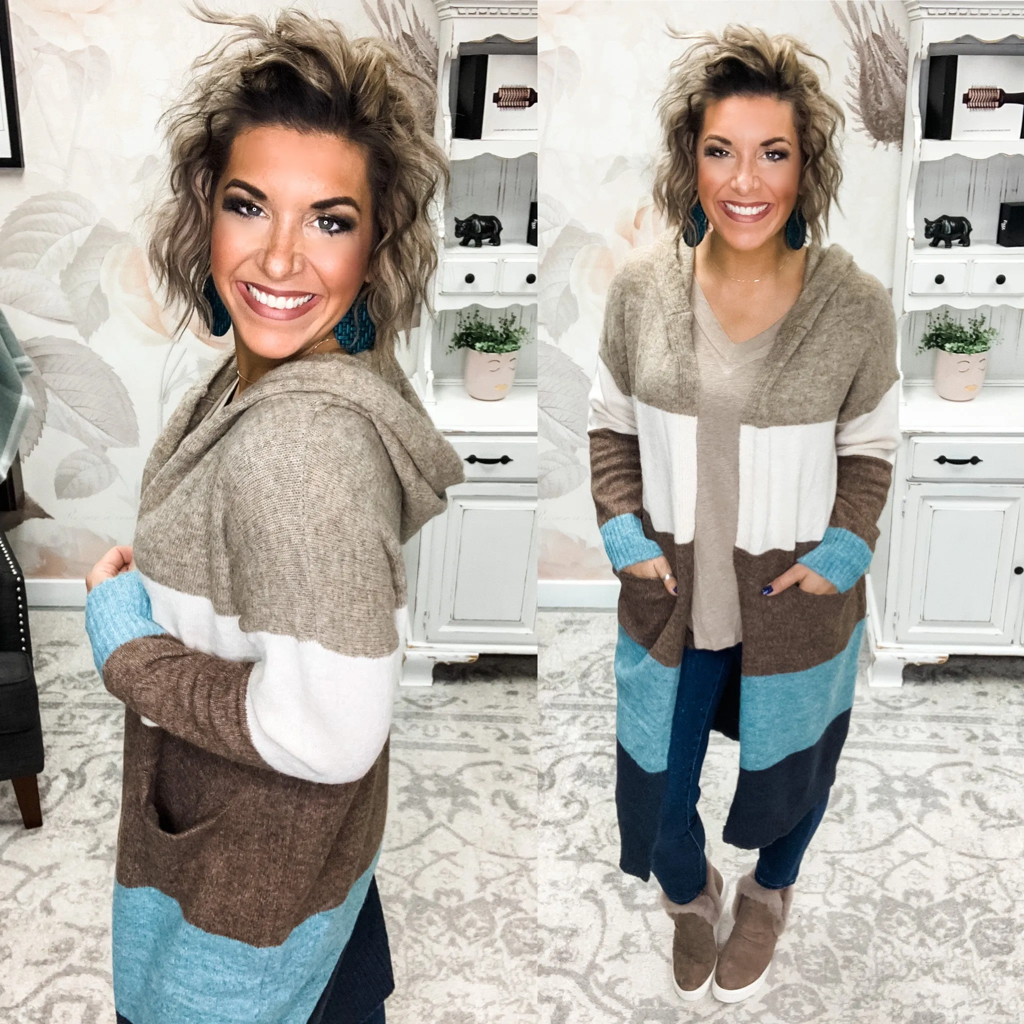 Waiting Outside Hooded Cardigan