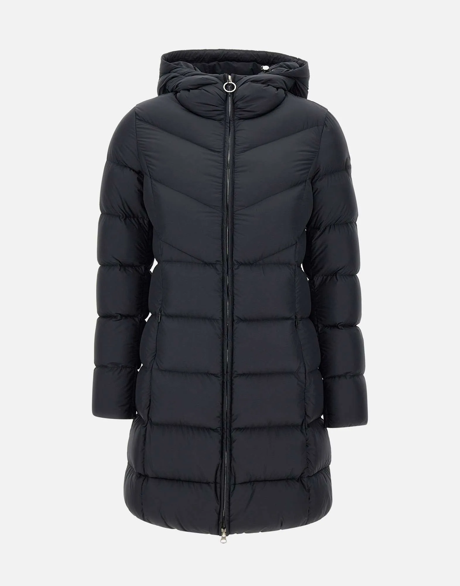 Women's Black Down Jacket with Hood