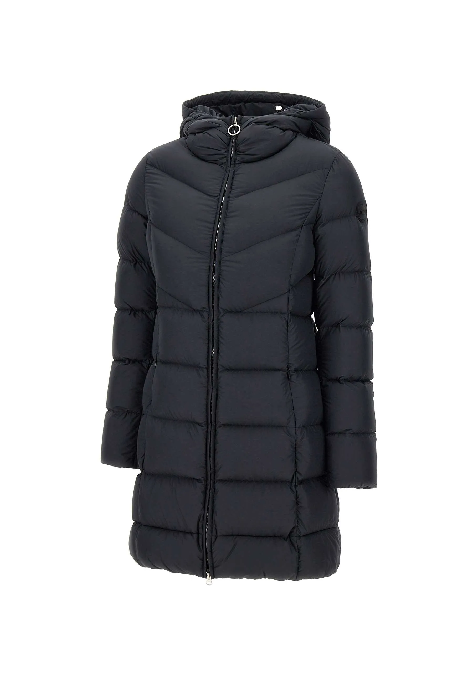 Women's Black Down Jacket with Hood