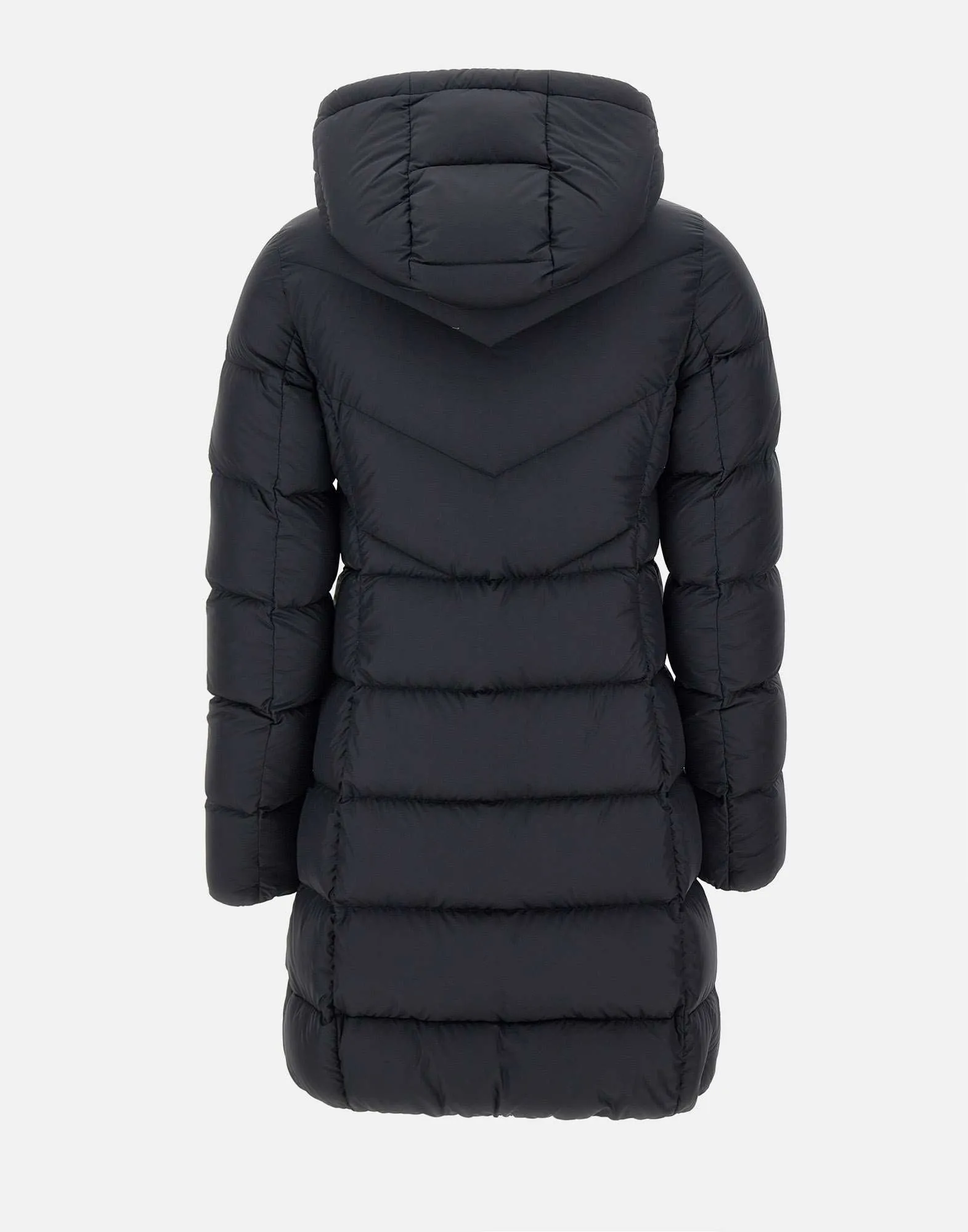 Women's Black Down Jacket with Hood