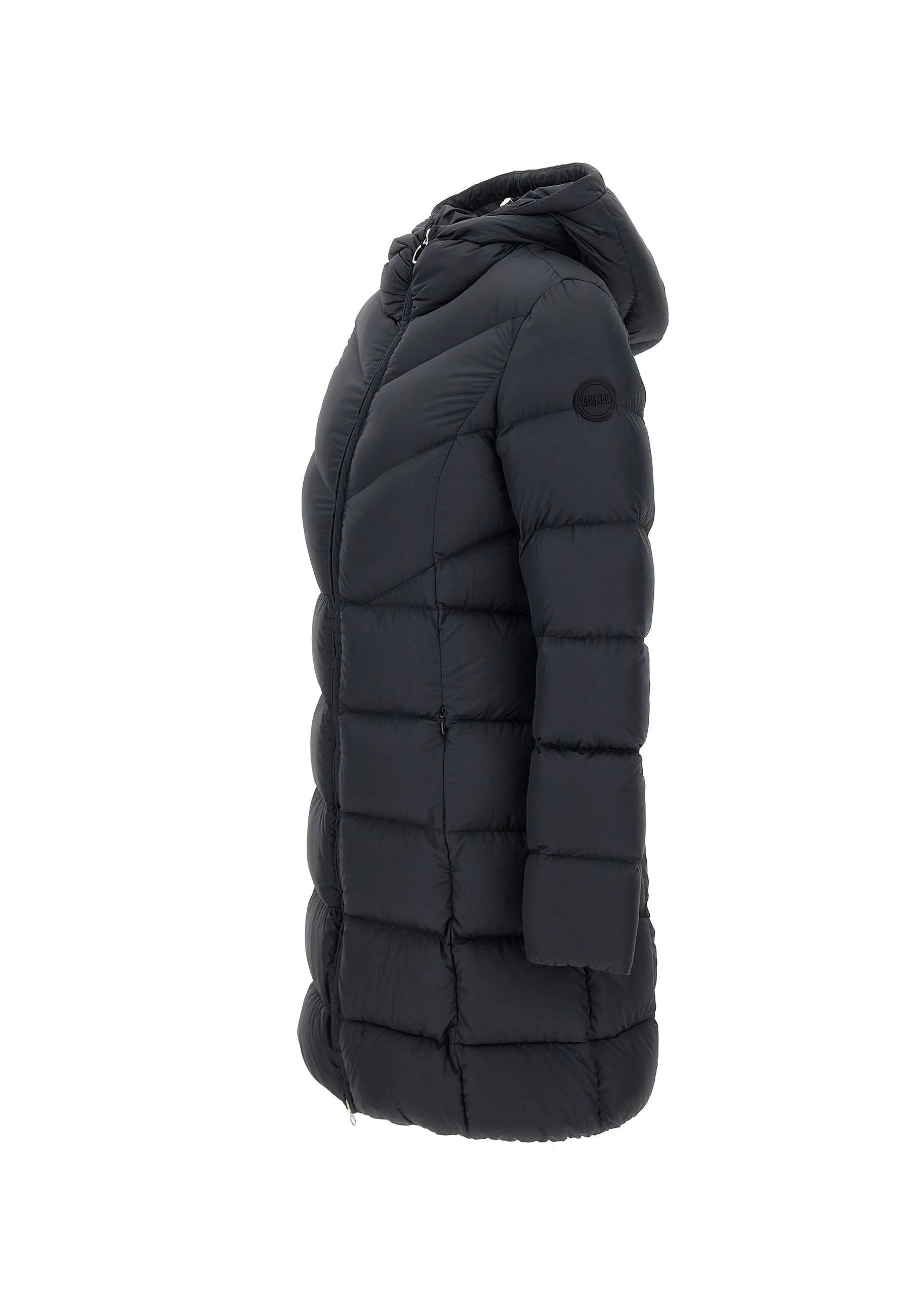 Women's Black Down Jacket with Hood