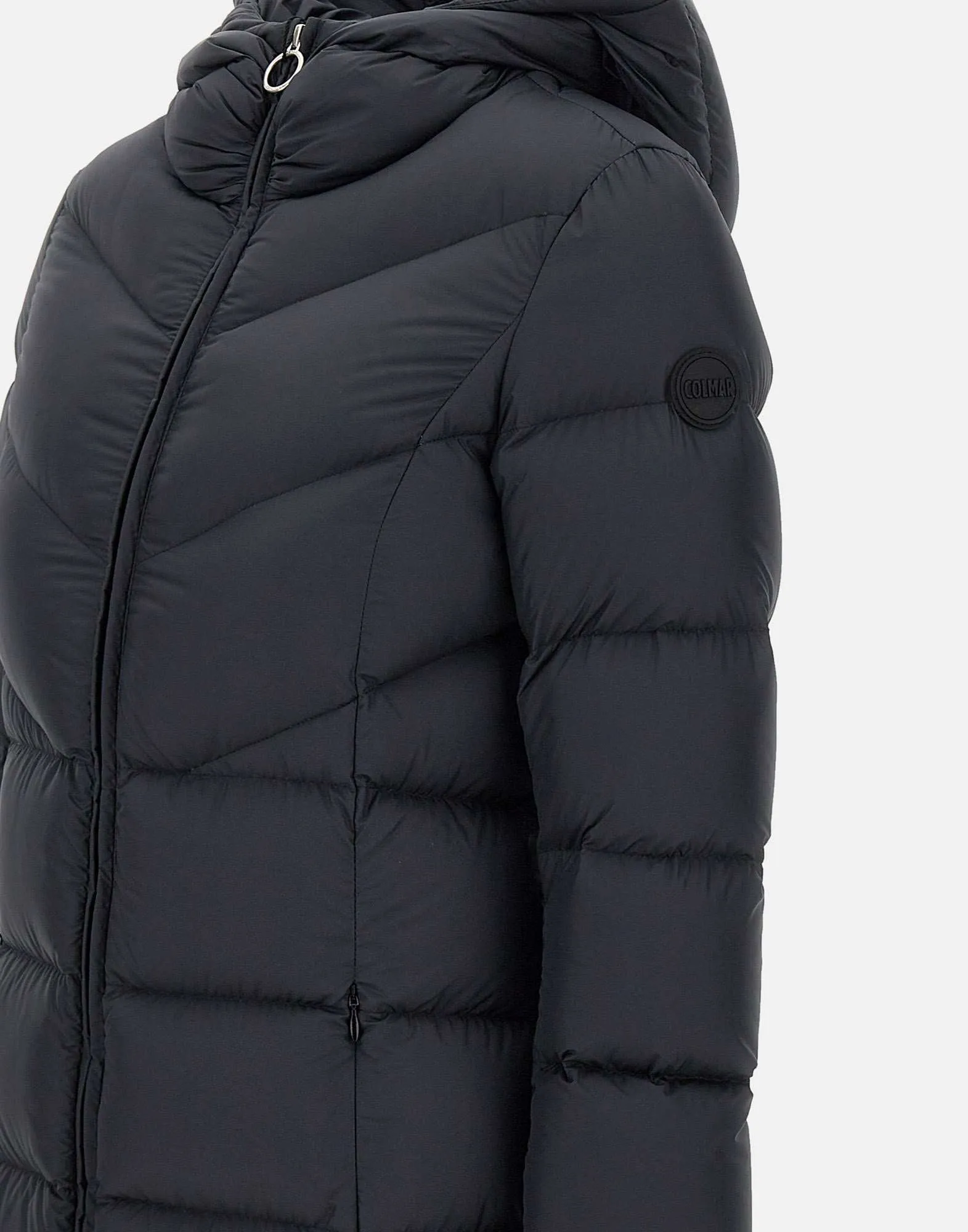 Women's Black Down Jacket with Hood