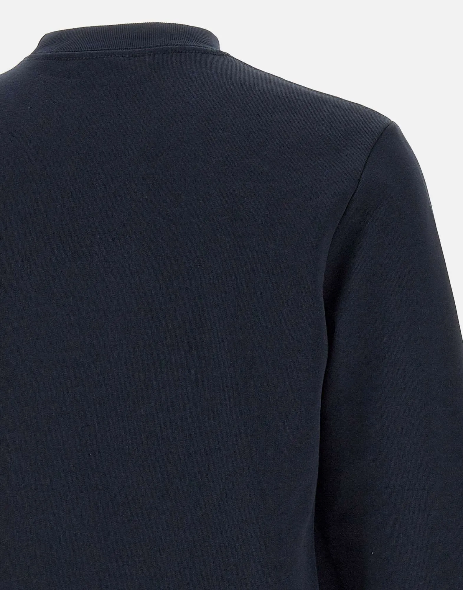 Zebra Logo Blue Cotton Sweatshirt