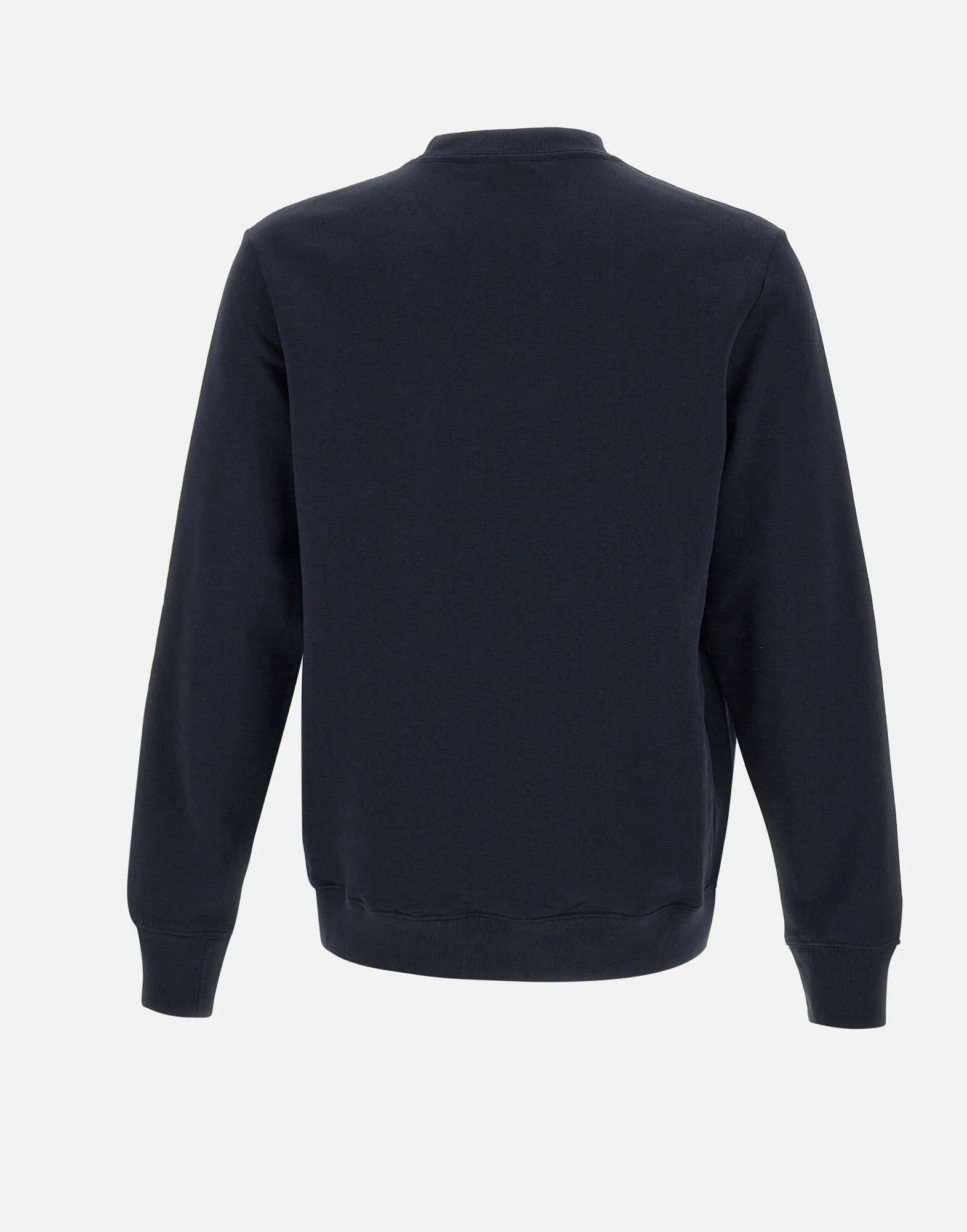 Zebra Logo Blue Cotton Sweatshirt