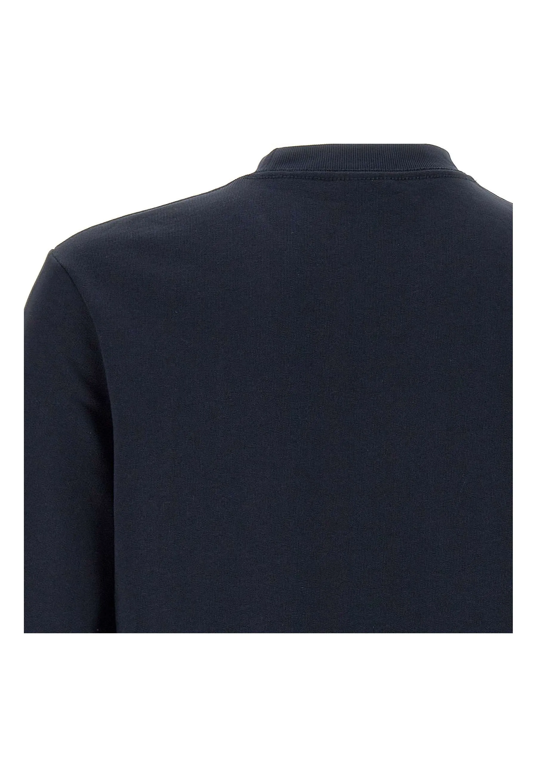 Zebra Logo Blue Cotton Sweatshirt